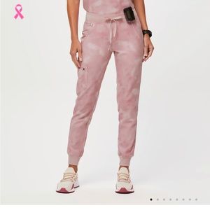 Figs Zamora Jogger Size Small Marbled Rose